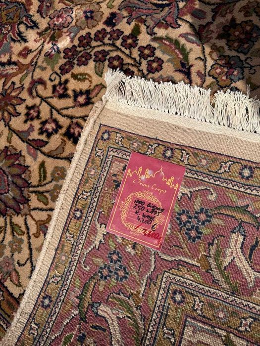 Nowy Dywan Wełniany Kaszmirowy Perski Indo Bidjar 250x175 galeria 18 tys