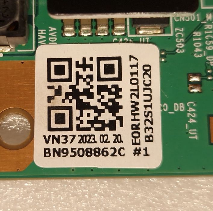 Monitor Samsung Odyssey Neo G7 LS32BG700  - płyta główna, tcon