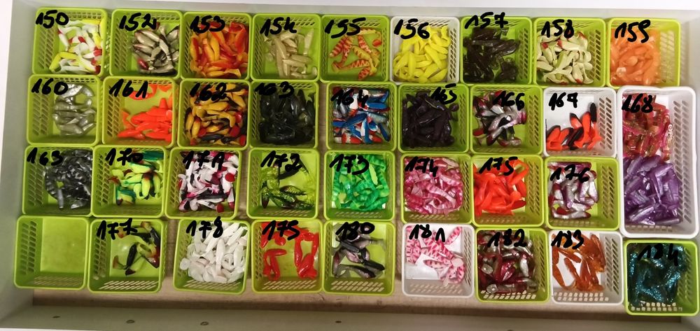 Przynęty wędkarskie Relax kopyto zestaw 10szt/mix