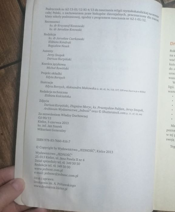 Religia klasa 3. Jezus jest z nami
