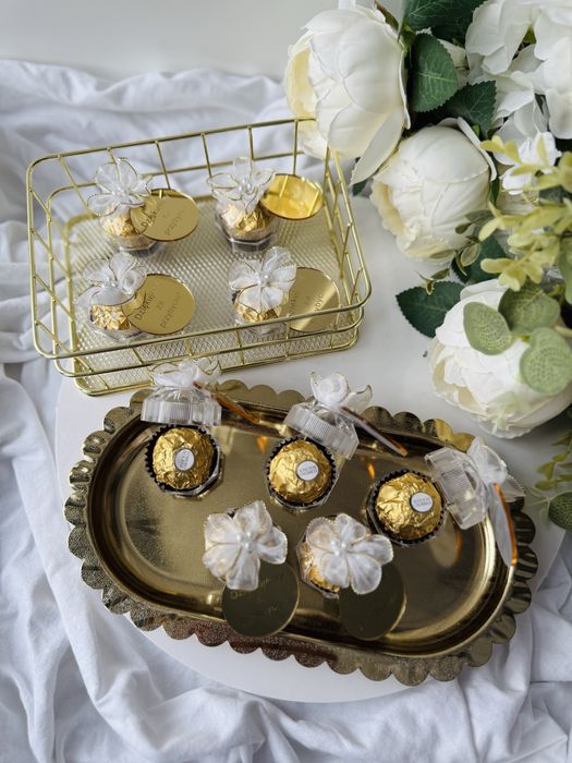 Pudełko mini lux upominki podziękowania dla gości wesele ślub komunia