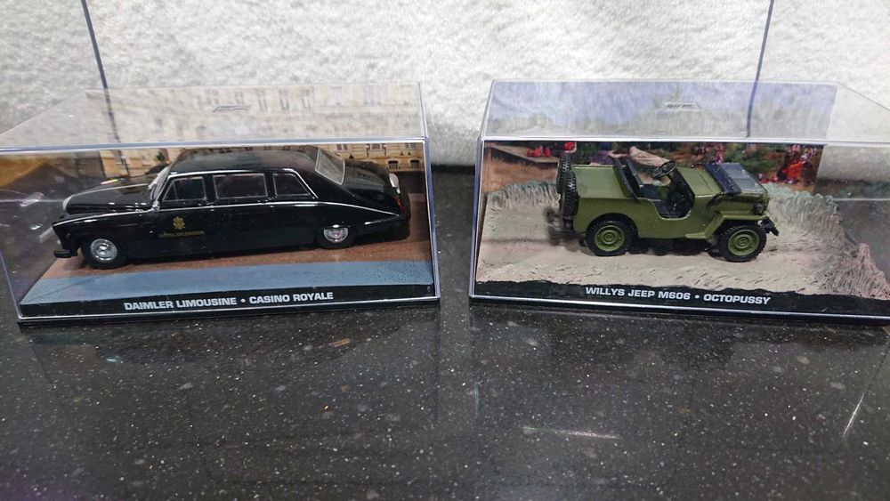 9 Carros 1/43 - Cenas Filmes 007 James Bond