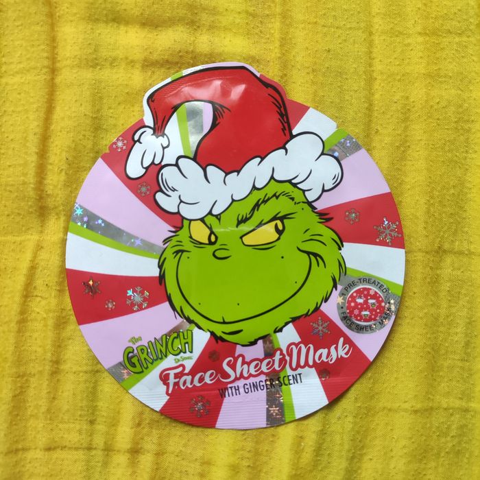 maseczka do twarzy the grinch
