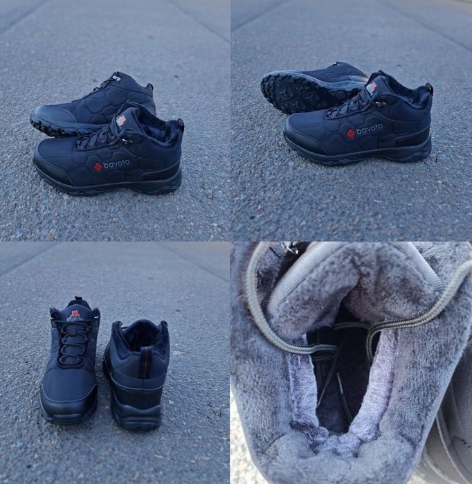 Зимние мужские ТЕРМО кроссовки ботинки  на  меху Bayta 43 и 45р- ра