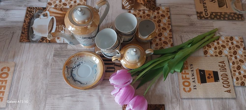 Японский фарфор, чайный сервиз Гейша