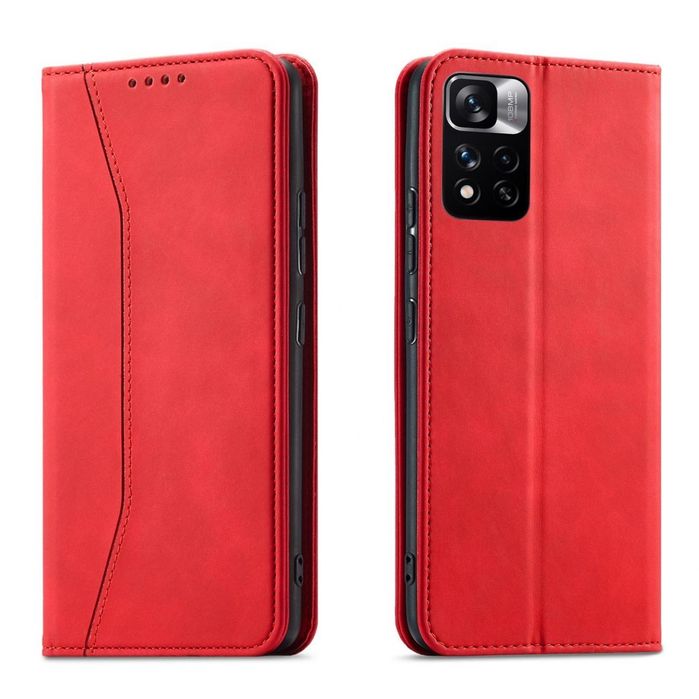 Etui Fancy Braders Case Do Xiaomi Redmi Note 11 Pro Czerwony