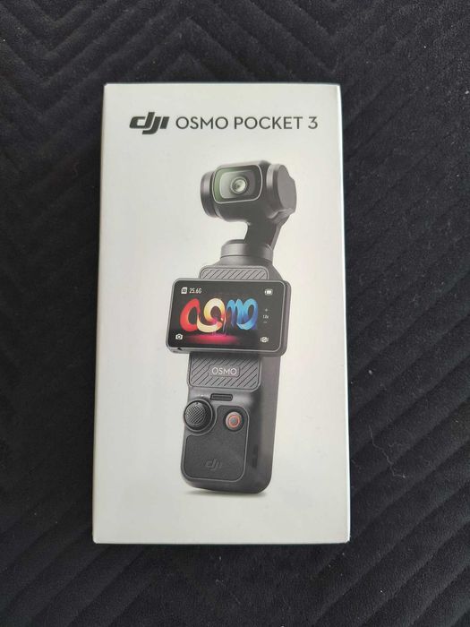 NOWA DJI Osmo Pocket 3, kamera do blogów i wideo, 3-osiowa stabilizacja, mała kamera video