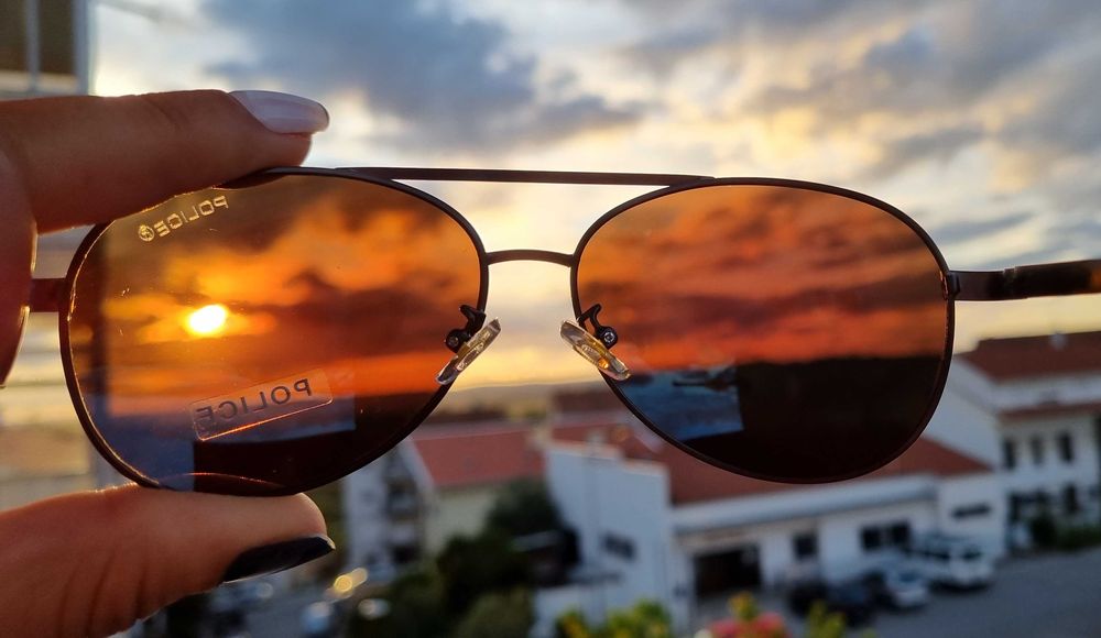 Óculos de sol Police polarizados haste metal várias cores - NOVOS