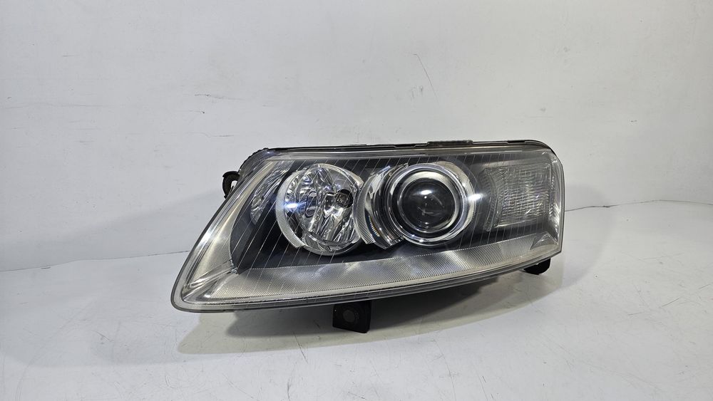 Audi a6 c6 lampa przednia bi-xenon lewa europa kompletna