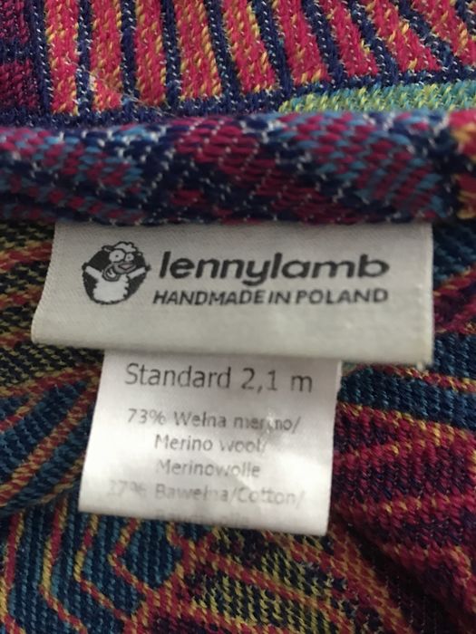 LennyLamb/ChustaKółkowa/Wełniana