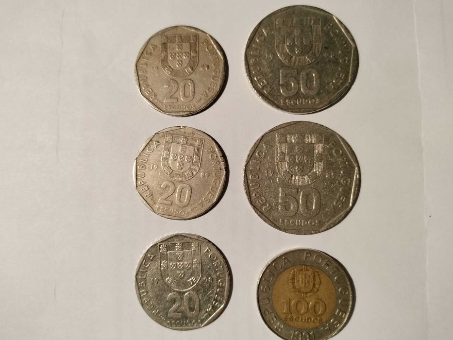 Coleção de 30 moedas