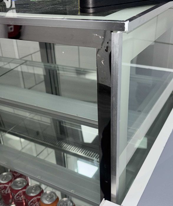 Vitrina Pastelaria Refrigerada 120cm Inox – Excelente Estado (REVISTA)
