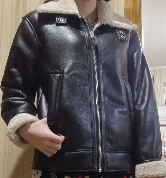 Куртка демісезонна, еко шкіра, Sinsay