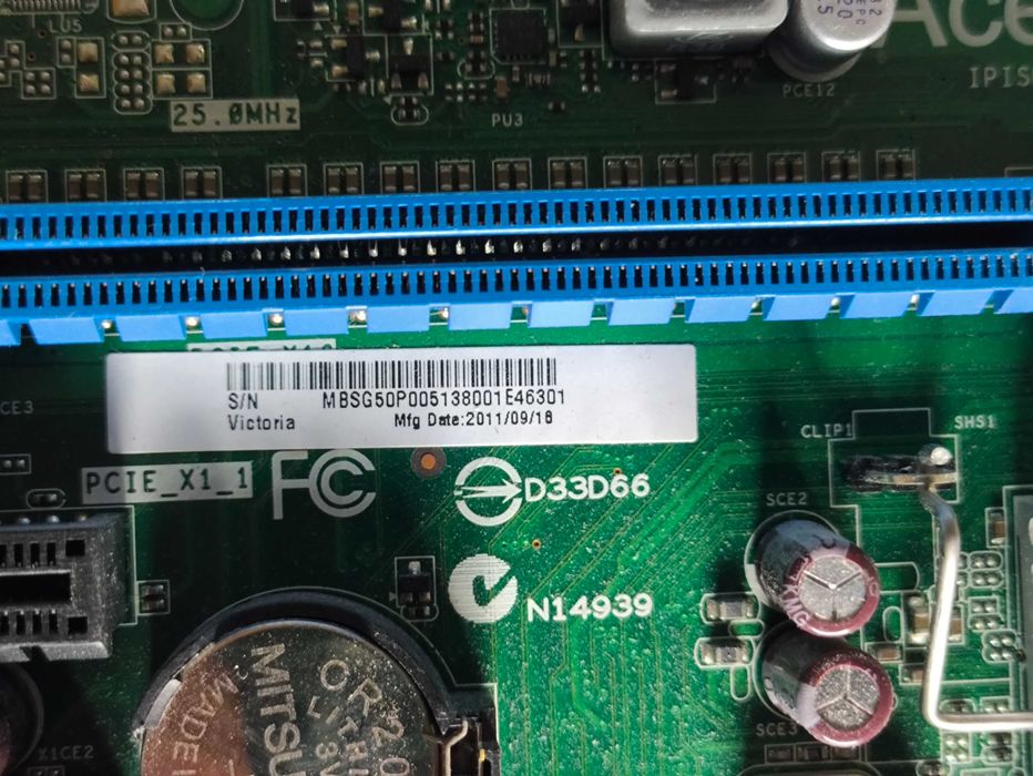 Intel i7-2600 + 16 GB DDR3 + płyta główna Acer IPISB-VR