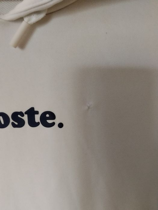 Biała bluza damska Lacoste S
