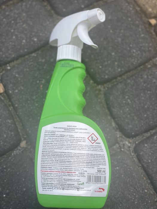 Sumin Karate, spray na mszyce, gąsienice itp.