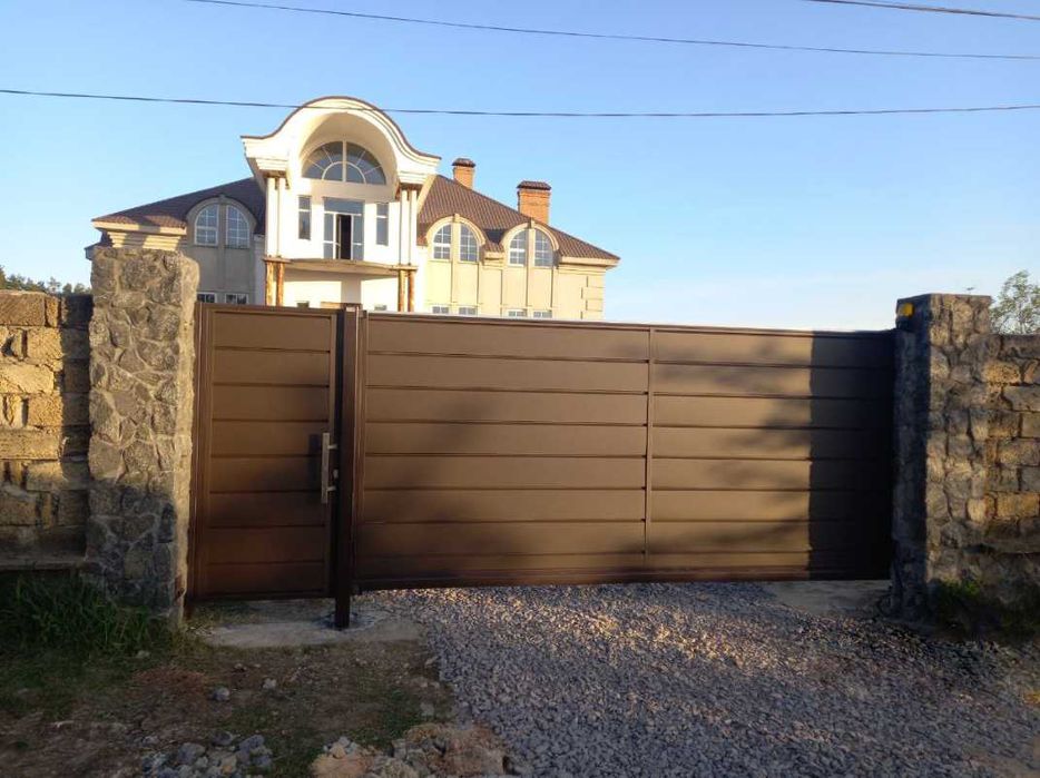 Откатные ворота ролики, Сдвижные ворота, Готовые ворота, Каркас‼️