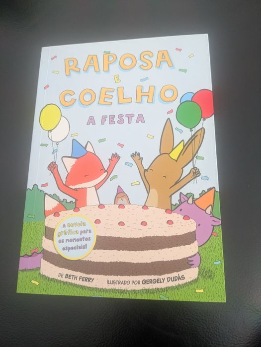 Livro a raposa e o coelho - a festa