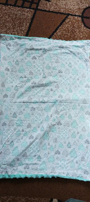 Komplet miętowy do wózka  dla  chłopca jaki dziewczynki