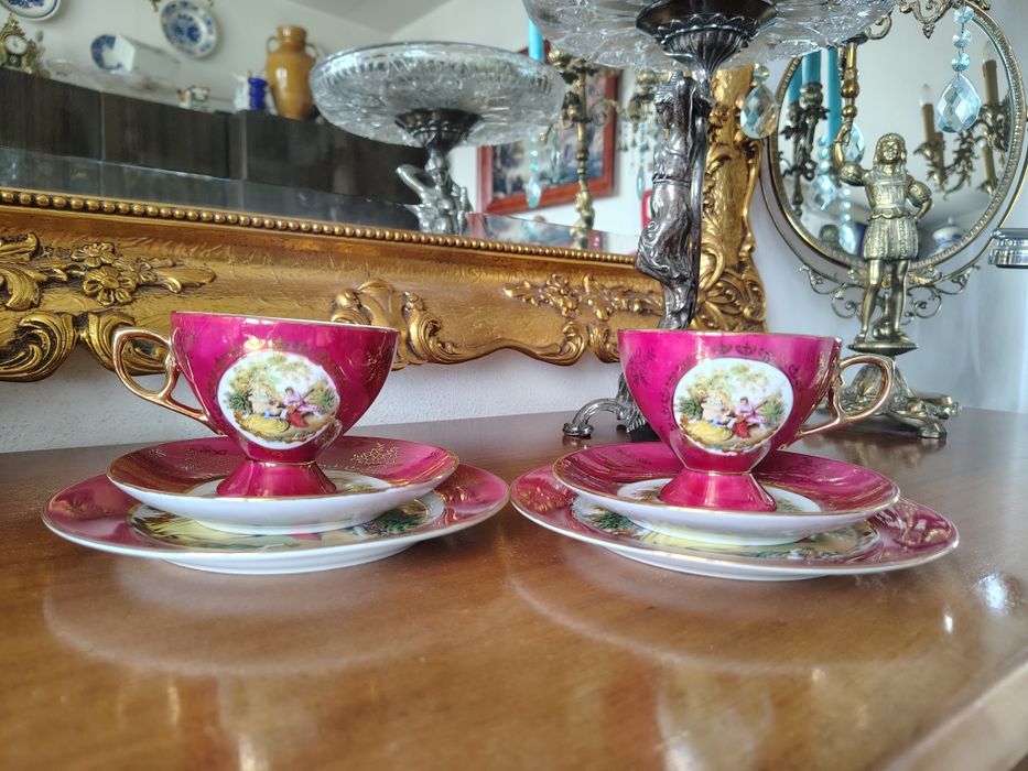 Filiżanki z chińskiej porcelany