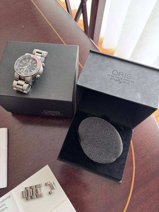 Relogio Oris divers titanium