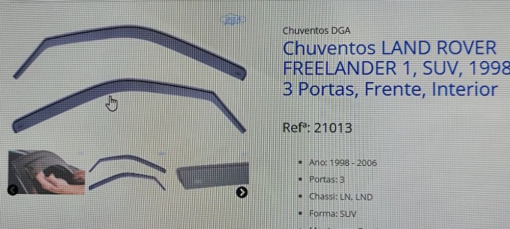 Chuventos landrover
