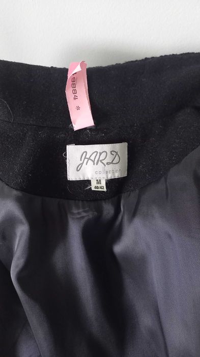 Płaszcz damski czarny wełniany  Jard M/38