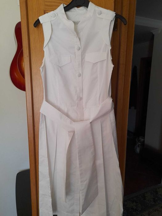 Vestodo Branco verão Massimo Duti