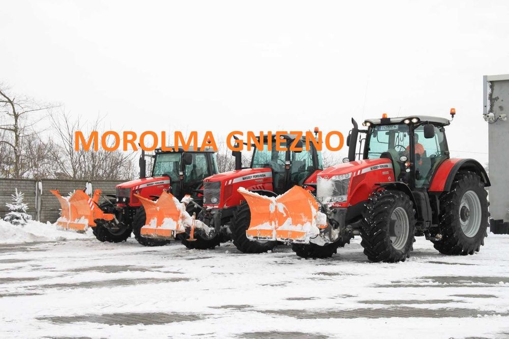 Pług śnieżny komunalny 3,0 m strzałka hydrauliczny ROLMAKO typ ciężki