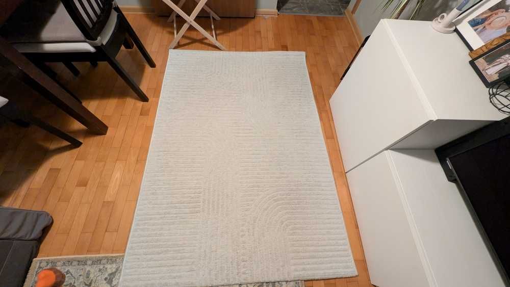 Nowoczesny Dywan KOMFORT Lucy 120x170 cm - Beżowy Ecru