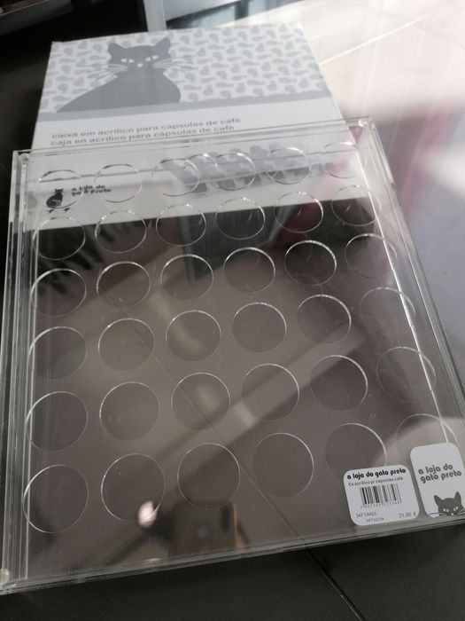 Caixa estojo para cápsulas de café.64584982589698121