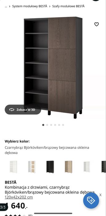 Regał Bestä Ikea