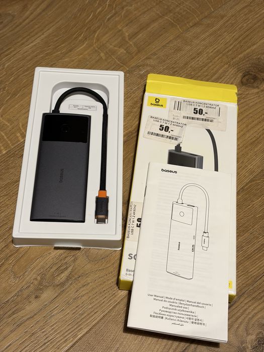 baseus hub usb 4K stacja dokujaca 7w1