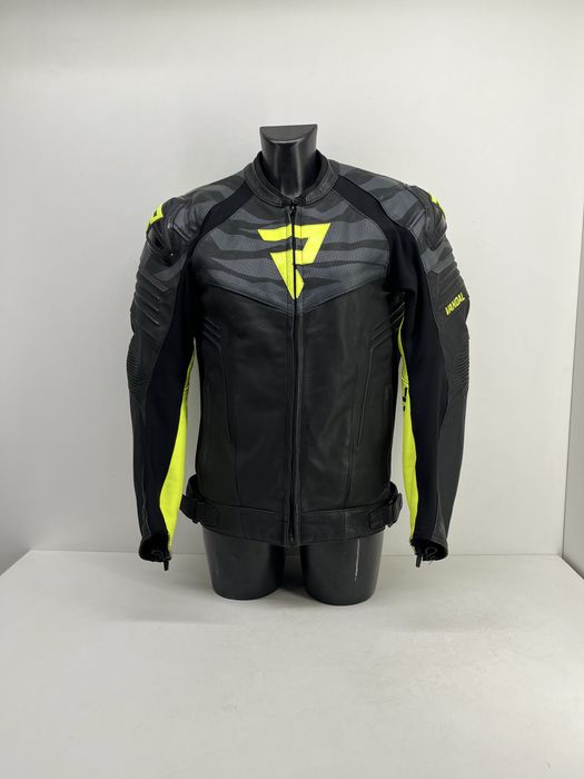 Kurtka motocyklowa skórzana REBELHORN VANDAL FLUO rozm. 50 jak nowa!
