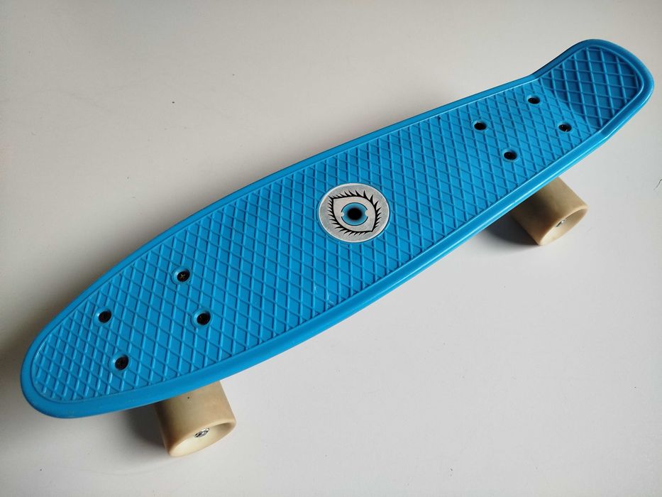 Deskorolka fiszka niebieska Plastic Junior Super stan!