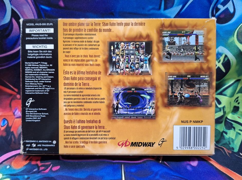 Mortal Kombat Trilogy Nintendo N64