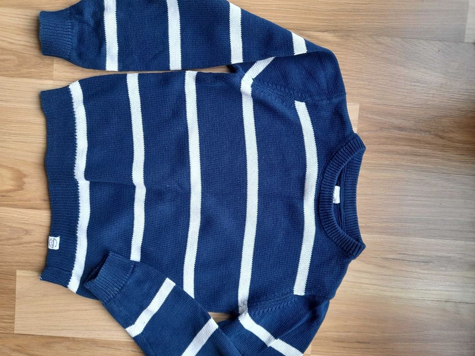 Sweter sweterek chłopięcy 128 Smyk