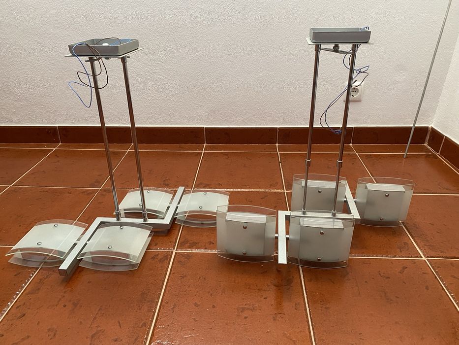 Conjunto de candeeiros