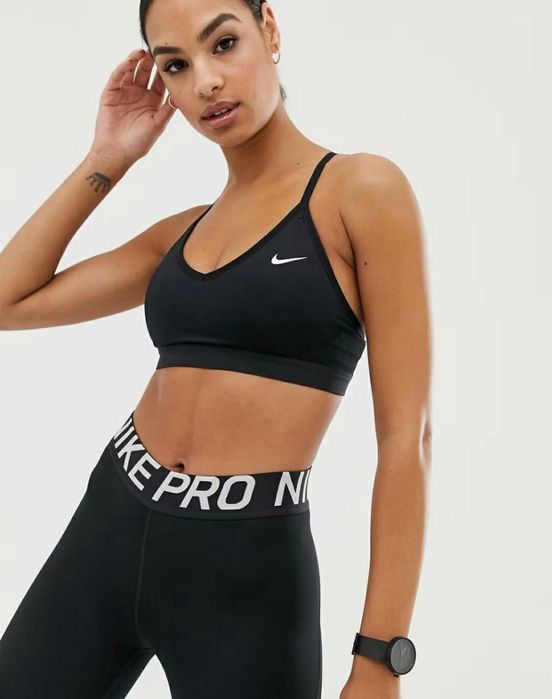 Спортивний жіночий топ Nike на бретелях, топ Nike с открытой спинкой