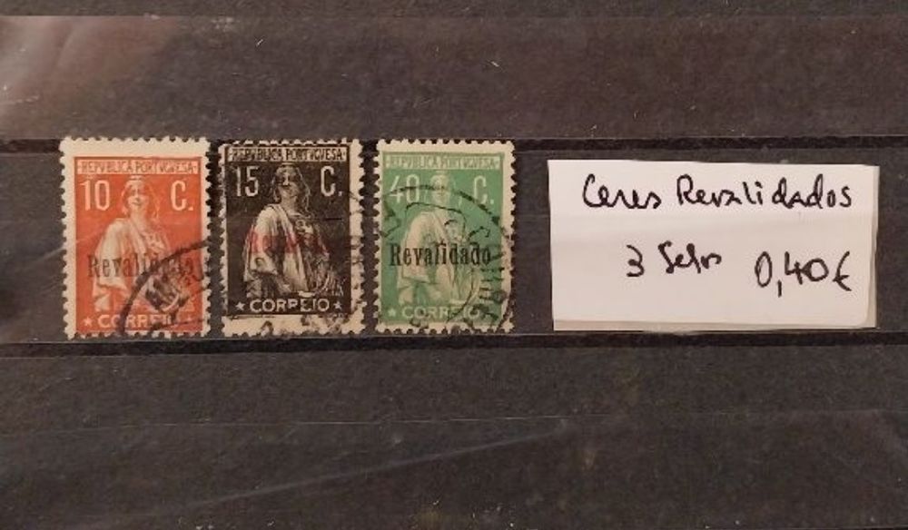 Selos  CERES- Emissão de Londres e outros