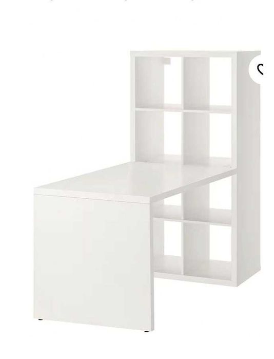 Kallax regał, biurko/blat Ikea