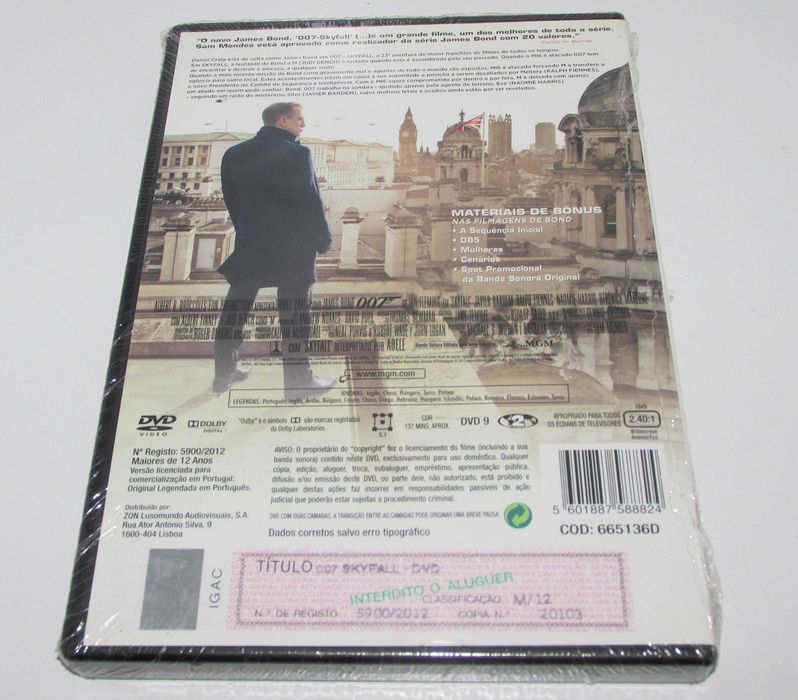007 Skyfall - Filme DVD
