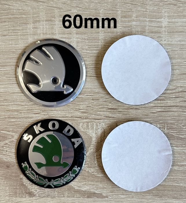 Conjunto 4 Centros Skoda 56mm 60mm 65mm 68mm