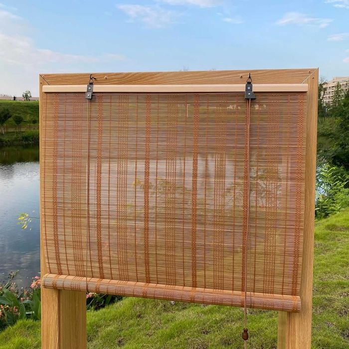 Nowa roleta / żaluzja / osłona / markiza / bambusowa / 180x122cm!W382!