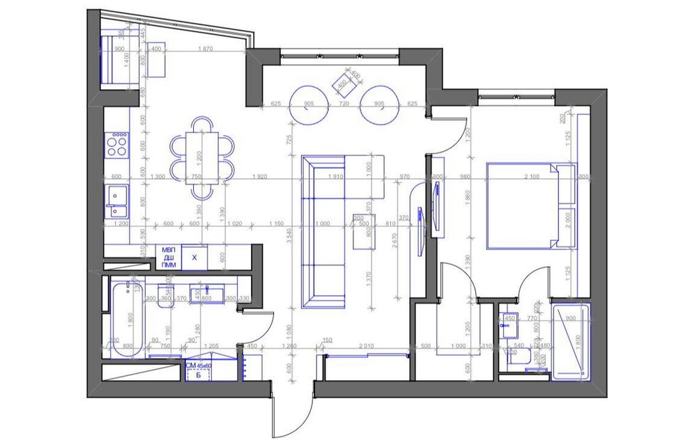 2-кімнатна квартира за адресою вул. Іллєнка Юрія (площа 78 м²) - Atlanta.ua - фото 12