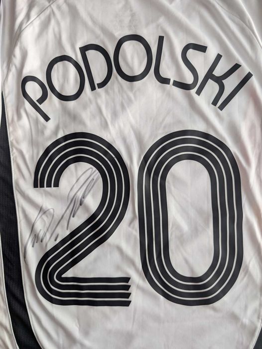 Koszulka Niemcy 2006 LUKAS PODOLSKI z autografem