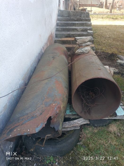 Бочка алюмінієва, труби металеві, та чугунні