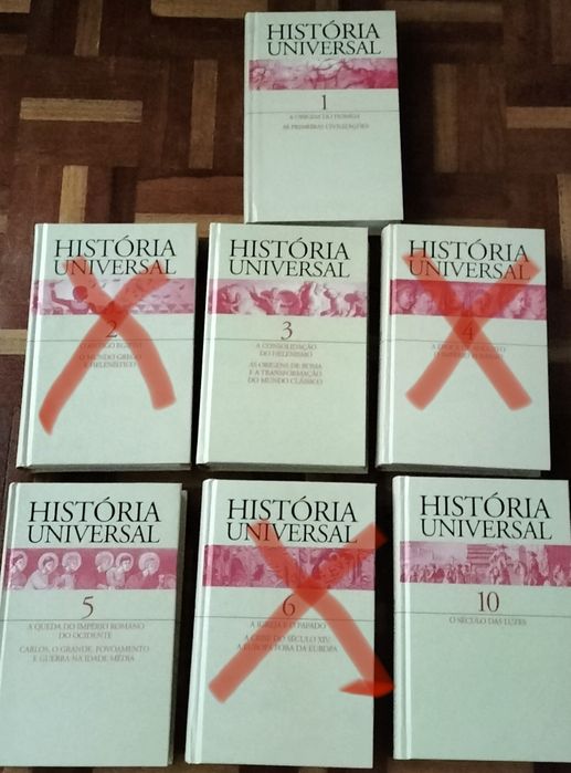 Livros da coleção História Universal
