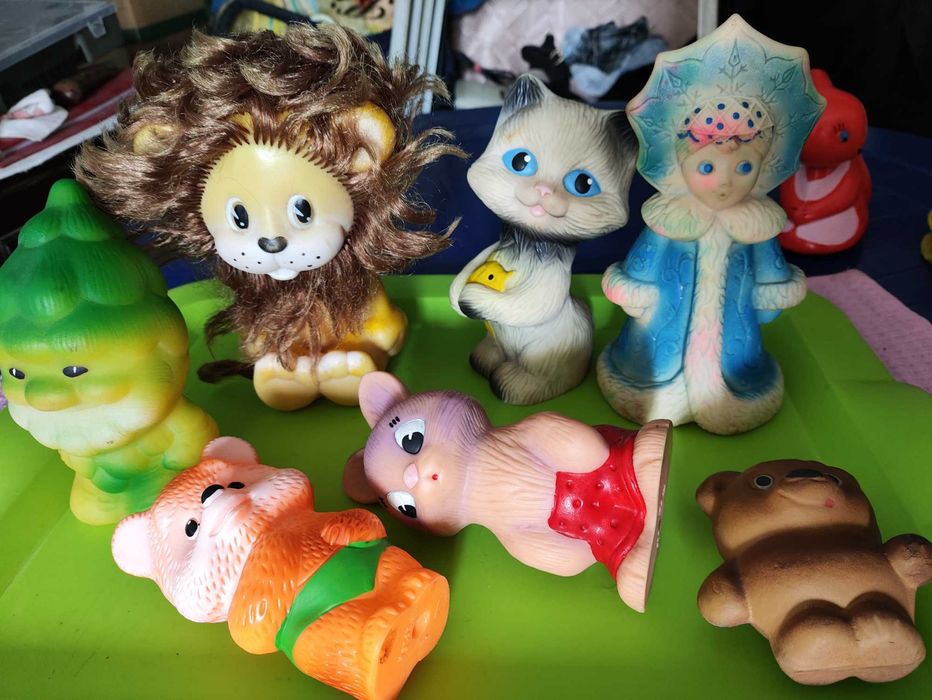 Резиновые игрушки СССР