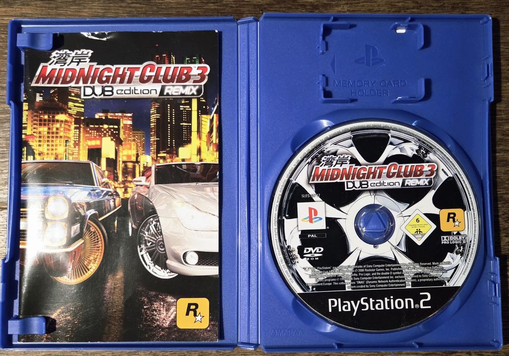 Midnight Club 3 DUB Edition REMIX PS2 | Unikat | Komplet (CIB) | PAL